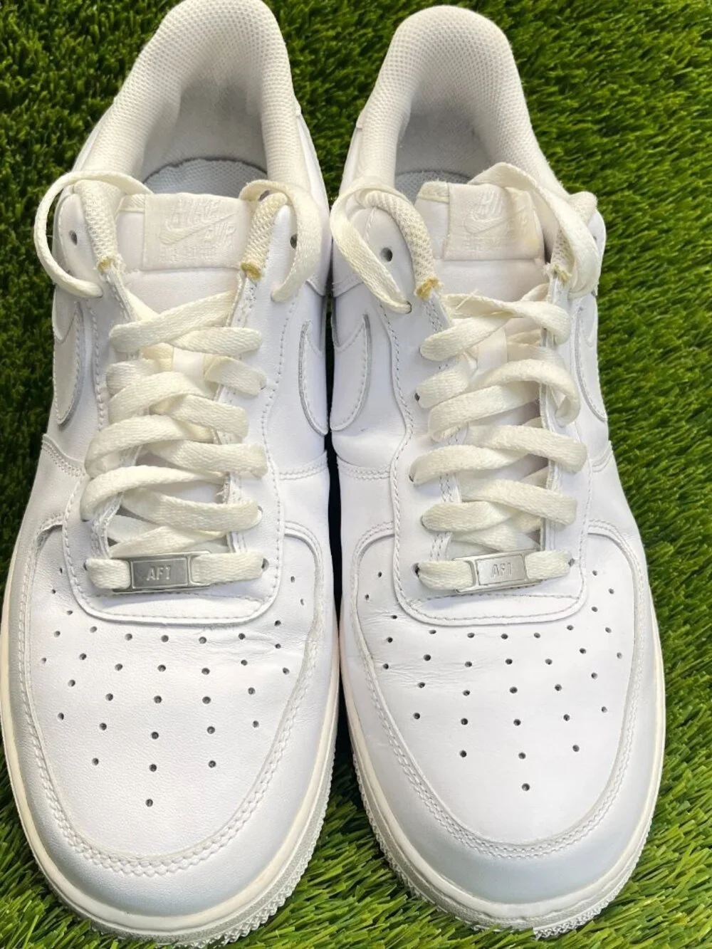Nike Air‎ Force 1 '07 Low Mens Size 12 White Athletic Lifestyle Shoes Sneakers
